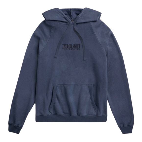 NWT The Eras Tour Washed Blue Hoodie US DATES ONLY 2023 Taylor Swift sz 2XL XXL - Picture 2 of 9